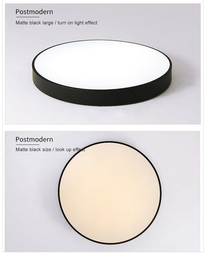 Led Ceiling Light Lamp Ultra-thin Lamp Lights Round 50 cm Room Light Modern Lighting Surface Mount Flush Panel Hallway