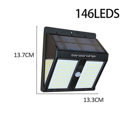 1pc New High Quality Wall Lamp Solar Light 6 LED Outdoor Garden Wall Path Yard Landscape Lighting Cool White Warm RGB changeable