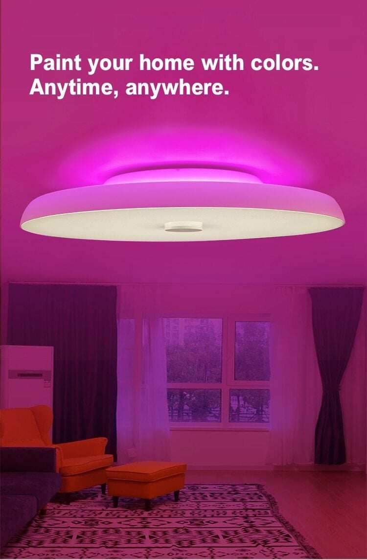 Modern LED Ceiling Lights Dimmable 36W 48W 72W APP Remote Control Bluetooth Music Light Speaker Foyer Bedroom Smart Ceiling Lamp