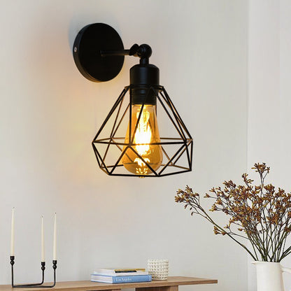 Black Modern Swing Arm Wall Lamp E27 Bulb Base, Suitable for Living Room Bedroom Bedside Lamp