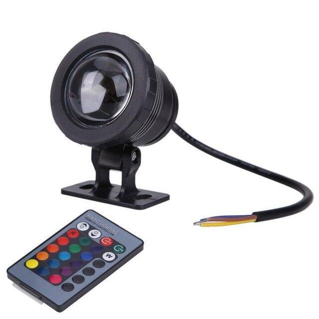 Waterproof RGB LED Flood Light Underwater Fountain Pool Pond Aquarium Spotlight Bulb Lamp Outdoor Garden AC DC  15W