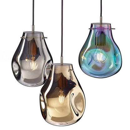 Nordic Pocket Glass Chandelier Table Dining Kitchen Island Pendant Lights Decor Lighting Suspension Design