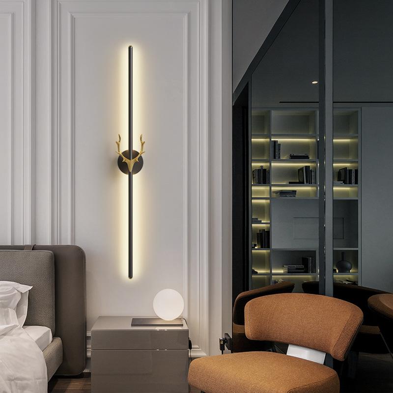 Led Long Wall Lamp Modern Minimalist Background Wall Lamp