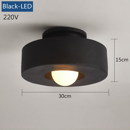 30CM Simple Ceiling Lamp Modern LED Resin Ceiling Light Porch Corridor Study Round Indoor bedroom ceiling Lighting