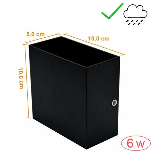 Waterproof Outdoor Wall Lamp 6W 12W LED Source Up And Down Lighting Modern Minimalist Indoor Engineering Porch Garden Light
