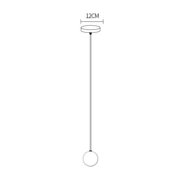 Glass LED Pendant Stair Lights Living Room Cafe Bedroom Lighting Lampara Colgante Cocina Fixtures Nordic Loft Hanging Lamp