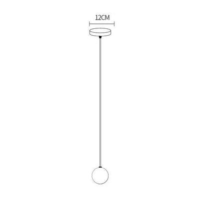 Glass LED Pendant Stair Lights Living Room Cafe Bedroom Lighting Lampara Colgante Cocina Fixtures Nordic Loft Hanging Lamp