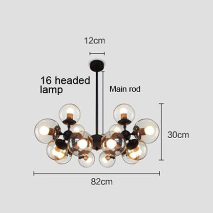 Modern Glass Pendant Light Nordic Dining Room Kitchen Hanglamp Designer Hanging Lamp Avize Lustre Lighting