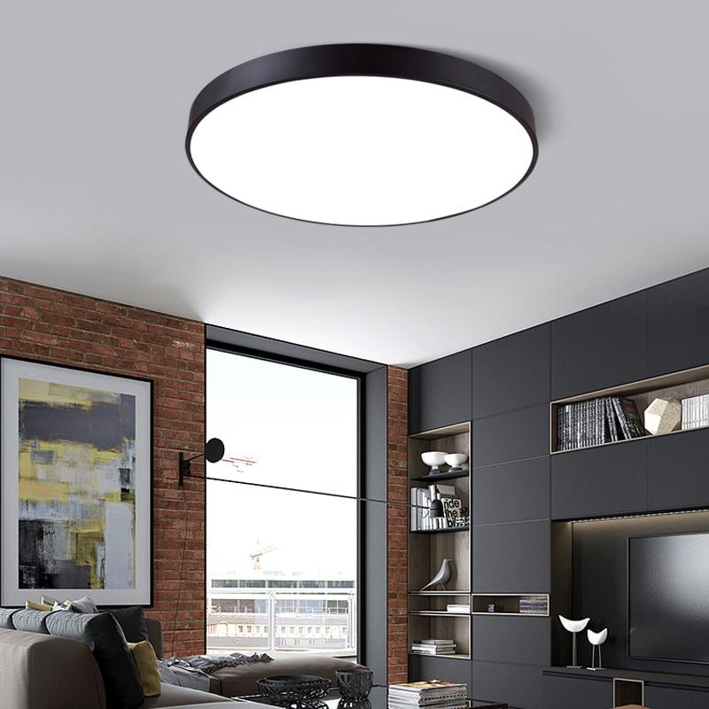 ltra-thin LED Ceiling Lamp Living Room Lighting Remote Control Simple Modern Bedroom Lamp Restaurant Home Balcony Lighting