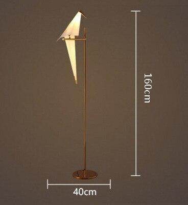 Nordic Bird Iron Pendant Light Paper Crane LED Lamp   Suspension Luminaire Loft Living Room Restaurant Pendant Lamp