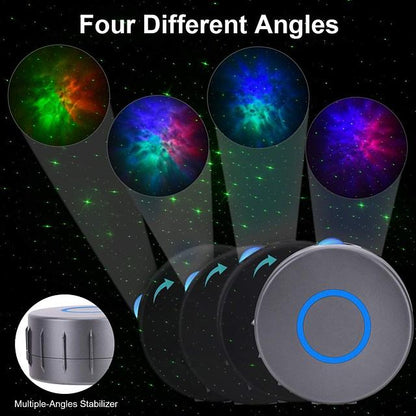 Star Projector Laser Galaxy Starry Sky Projector  LED Night Light with Remote Night Star Projector with 15 Mode Lighting Shows for For Bedroom and Party Decoration