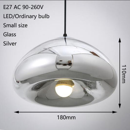 Art Deco Modern Novelty Glass Pendant Light LED E27 With 3 Colors For Parlor Bedroom Dining Room Cafe Hotel Restaurant Office
