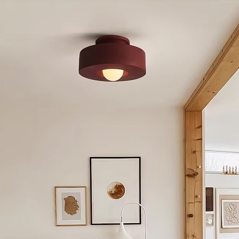 30CM Simple Ceiling Lamp Modern LED Resin Ceiling Light Porch Corridor Study Round Indoor bedroom ceiling Lighting