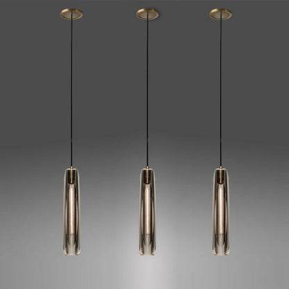 American Simple Copper Crystal Chandelier Bedroom Bedside Single Head Chandelier