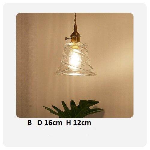 Glass Modern Pendant Light Kitchen Light Fixture Dining Room Vintage Hanging Lamp Bedside Hanglamp Vintage Luminaire