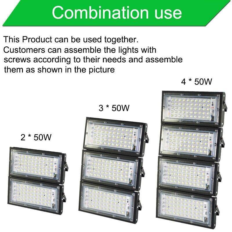 LED Flood Light 50W 100W 150W 200W Floodlight  AC  LED street Lamp waterproof IP65 outdoor Lighting led cob spotlight