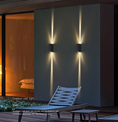 Led wall lamp bedside lamp bedroom living room wall lamp modern simple creative corridor hotel cross star wall light