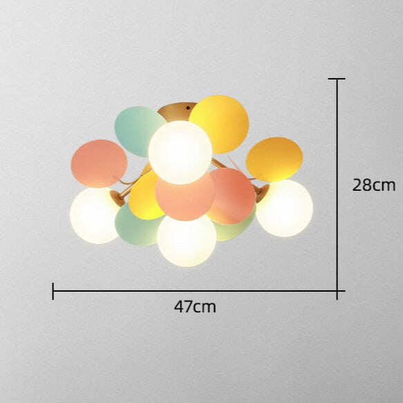 Bedroom Lamps Warm And Romantic Creative Online Celebrity Ins Petal Ceiling Lamp