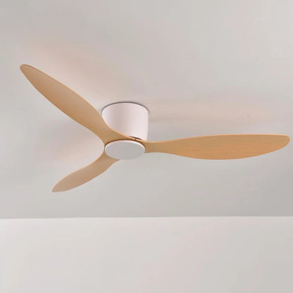 Modern Ceiling Fan Without Lights DC Motor Low Floor Loft Remote Control Simple Decorative Fan No Light Low Floor Loft
