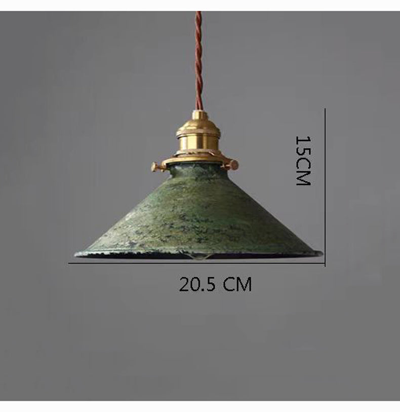 Nordic Restaurant Chandelier Retro Simple Modern Bedroom Study Room Homestay Designer Hand-Painted Dining Table Bar Desk Lamp