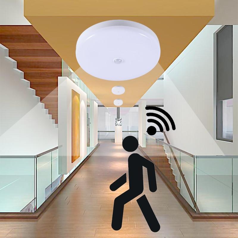 Modern LED Motion Sensor Ceiling Lamp 12W Led Ceiling Light Lighting Fixtures Surface Mount Ceiling Lights for Living room
