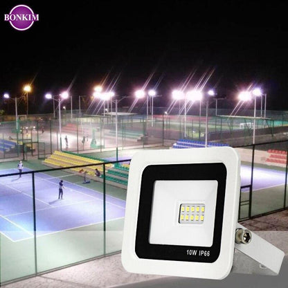 LED Floodlight 10W 20W 30W 50W 100W Warm White Cold White Outdoor Waterproof IP66 Focus Spotlight Courtyard Door Lighting