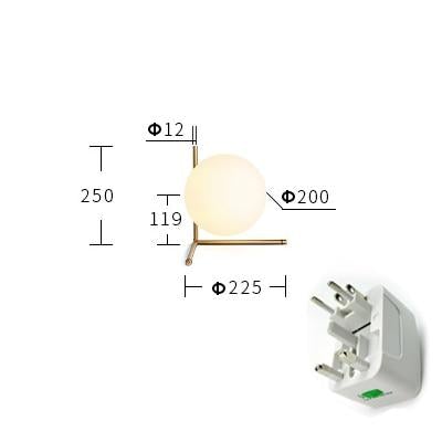DX Modern Living room/Bedroom/Minimalist/Restaurant Pendant Light Nordic Clothing Decoration Glass Ball Pendant Lamp