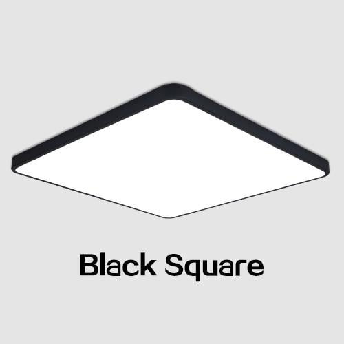 LED Ceiling Light Modern Lamp Living Room Lighting Fixture Bedroom Kitchen Surface Mount Flush Panel Remote Control