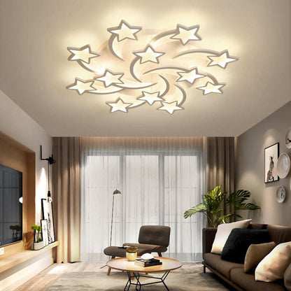 LEDs Chandelier Modern stars For Living Room Bedroom remote/APP support Home design chandelier  model   ICFW1913