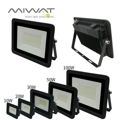 LED Flood Light 10W 20W 30W 50W 100W Floodlights Searching Lamp Wall Reflector IP68 Outdoor Garden Lighting Spotlight