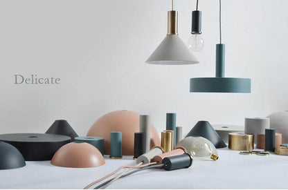 Nordic Loft Simple Pendant Lights E27 LED Modern Creative Hanging Lamp Design DIY For Bedroom Living Room Kitchen Restaurant