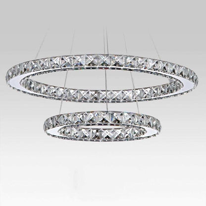 30/40/50 CM LED Pendant Lights Modern LED Crystal Lamp For Living Room Restaurant Lamp LED Crystal Hanging Lamp