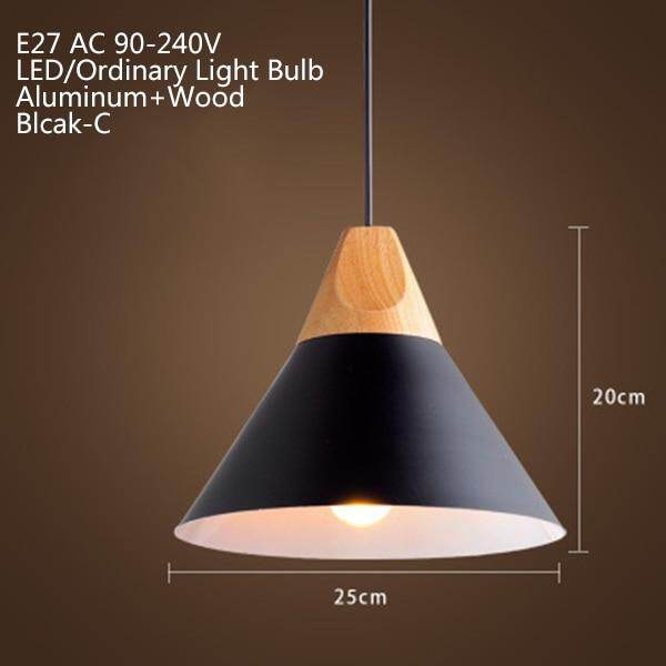 Nordic Modern Macaron Combination Wooden Pendant Lamp Loft Restaurant Cafe Decoration Pendant Light Bedroom Bedside Hanging Lamp