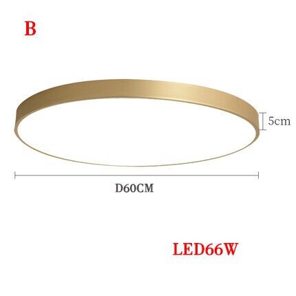 Modern atmosphere light luxury ultra thin ceiling lamp bedroom living room kitchen dining room ceiling lamp