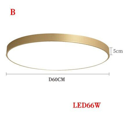 Modern atmosphere light luxury ultra thin ceiling lamp bedroom living room kitchen dining room ceiling lamp