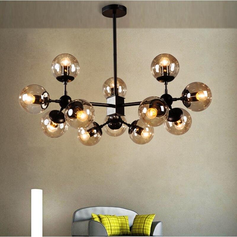 Modern Glass Pendant Light Nordic Dining Room Kitchen Hanglamp Designer Hanging Lamp Avize Lustre Lighting