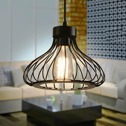 Flush Mount  Ceiling Down Light Retro Pendant Lamp  Black Walkway Kitchen Home Decor