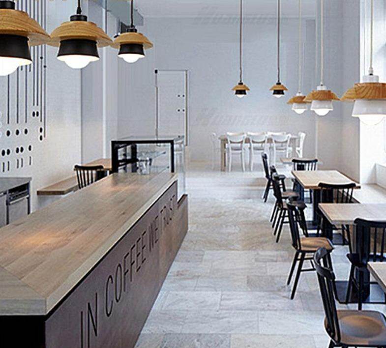 Pendant Light Led Pendant Fixture Hanging Kitchen Lamp Dining Room Pendant Lamp E27 Dinning Room Lights Wood Pendant Lamp Modern
