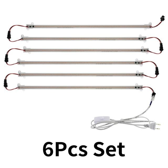 LED Grow Light Full Spectrum LED Bar Lamp for Plants High Luminous Efficiency 8W 50/30cm for Grow Tent Greenhouses Flowers
