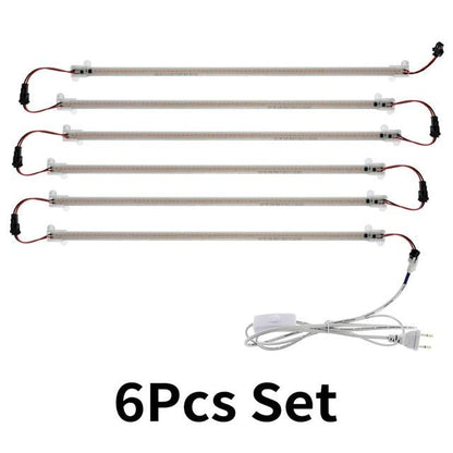 LED Grow Light Full Spectrum LED Bar Lamp for Plants High Luminous Efficiency 8W 50/30cm for Grow Tent Greenhouses Flowers