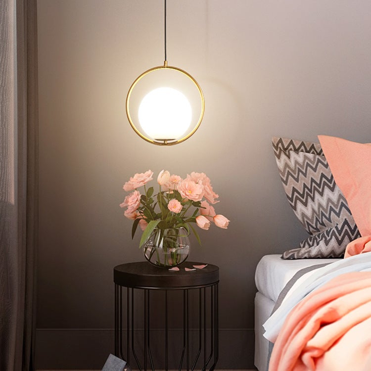 Modern Simple Bar Lamp Aisle Bedside Restaurant Small Chandelier Creative Personality Nordic Bedroom Chandelier