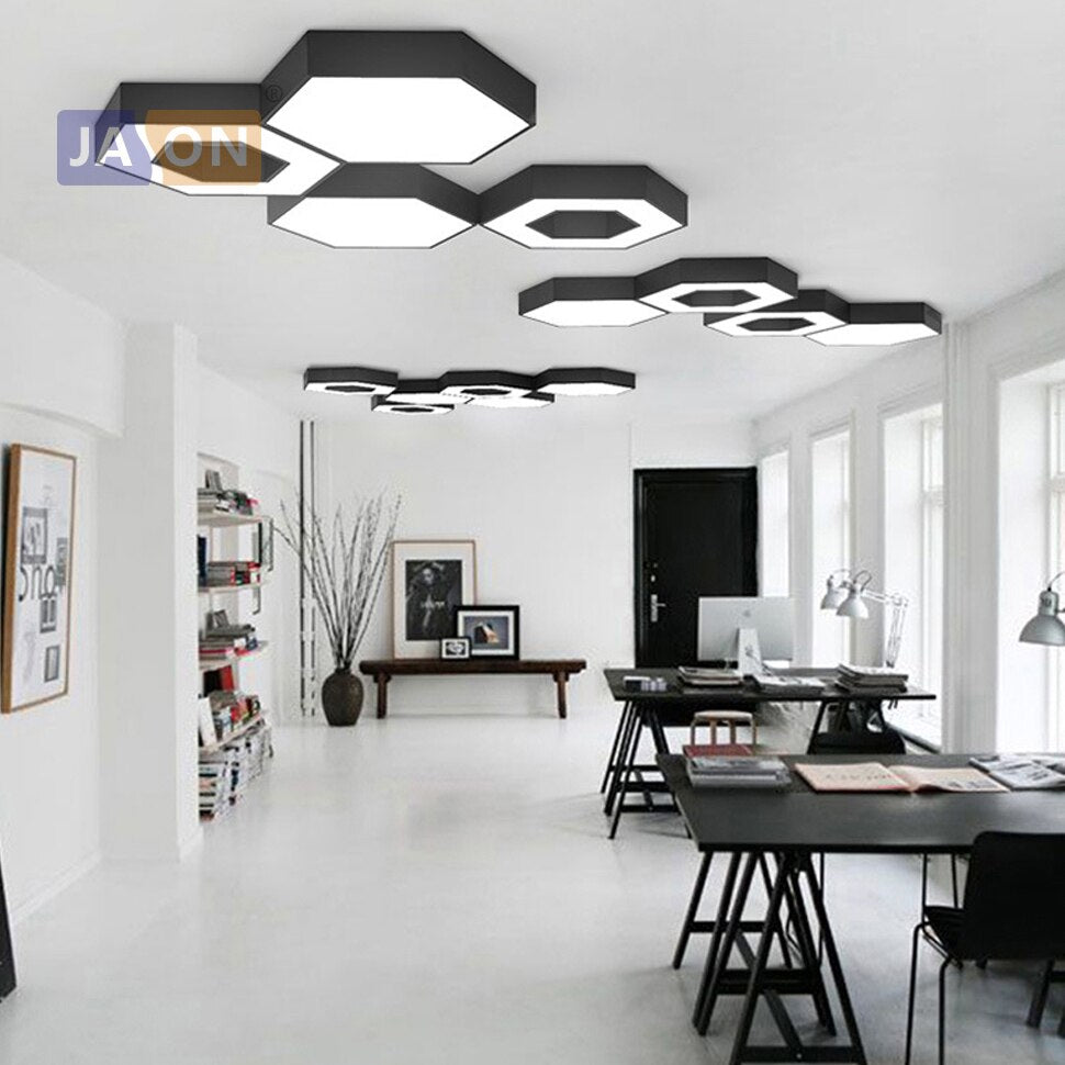 LED Nordic Geometric Iron Acryl DIY Combination LED Lamp.LED Light.Ceiling Lights.LED Ceiling Light.Ceiling Lamp For Foyer Hall