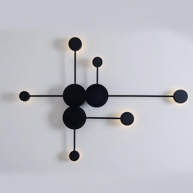 Postmodern wall lamp simple led living room wall lamp bedroom bedside creative aisle hotel exhibition hall corridor lighting