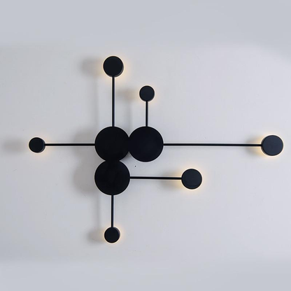 Postmodern wall lamp simple led living room wall lamp bedroom bedside creative aisle hotel exhibition hall corridor lighting