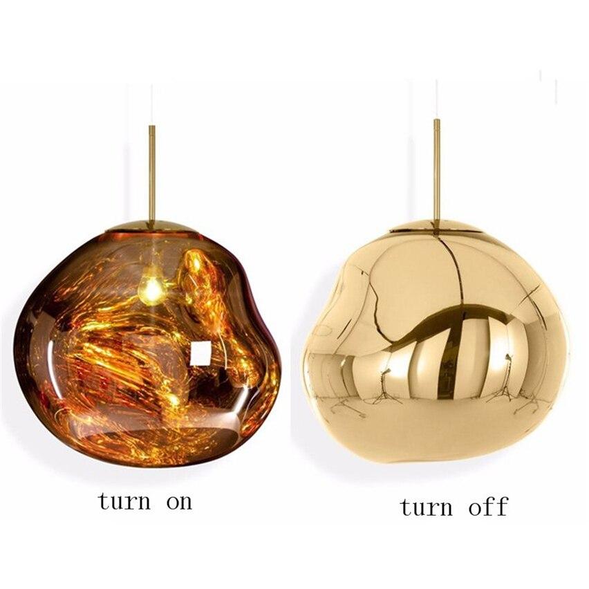Glass Pendant Lamp Dia 15cm/20cm/27cm Creative Hanging Lamp With Adjustable Cable Bedroom Living Room Pendant Light