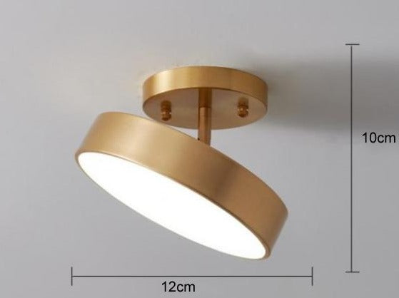 Creative Aisle Light Corridor Stairs Full Copper Lamp
