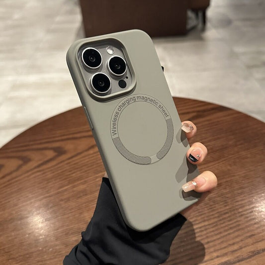 Real Liquid Silicone for IPhone 17 Promax Magnetic Phone Case Suitable for Apple 15/16 Promax High-end Anti Drop Protective Case