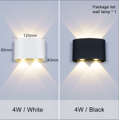 LED outdoor waterproof wall lamp led outdoor light porch light courtyard garden wall lights balconi lamp wall outdoor lighting