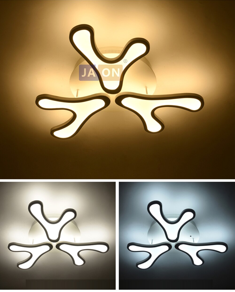 LED Modern Iron Acrylic Antlers Round LED Lamp.LED Light.Ceiling Lights.LED Ceiling Light.Ceiling Lamp For Foyer Bedroom