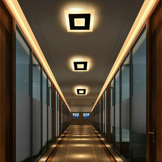 18w LED Ceiling Light Aluminum Acrylic Home Decor Ceiling Lamp Bedroom Living Room Hallway Lighting Light Fixture BL09x